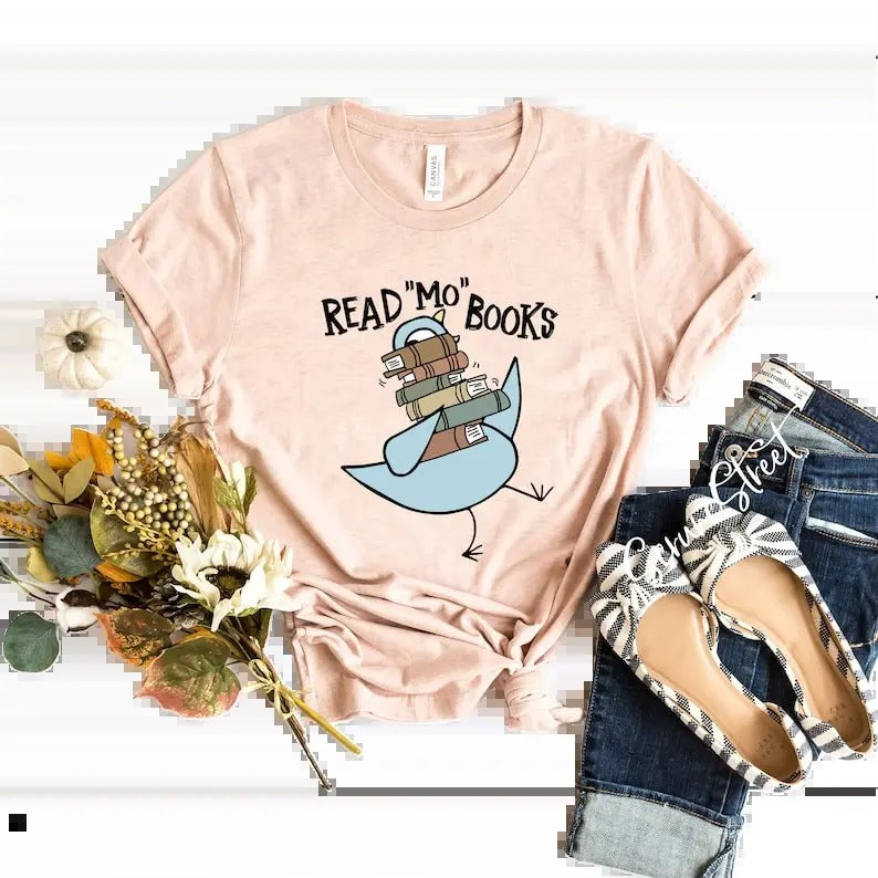 Read More Books Shirt, Pig.gie Elephant Pigeons Shirt, acotar, It's A Good Day To Read A Book, throne of glass book merch...