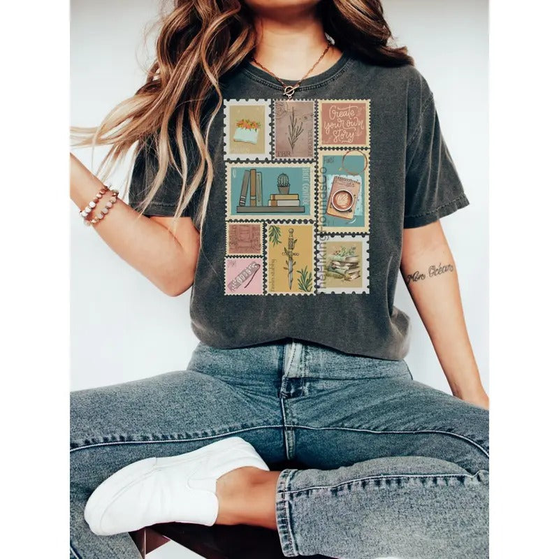 Reader stamp shirt, fourth wing merch, acotar merch, throne of glass shirt Hoodie, Sweatshirt | HypeCrazeTee.com