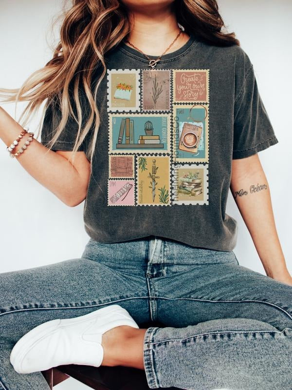 Reader stamp t-shirt, Book lover Hoodie, Sweatshirt | HypeCrazeTee.com