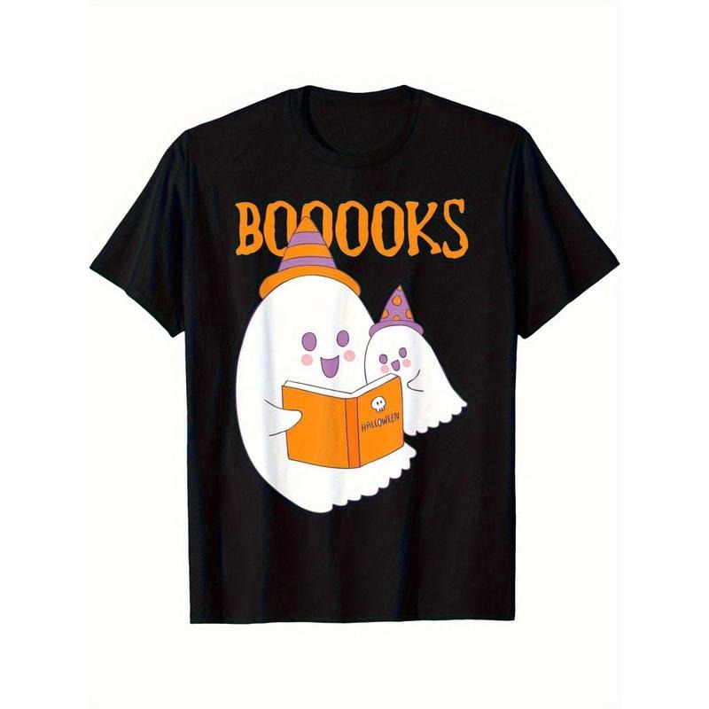 Reading a big ghost little ghost T-shirt Made in USA Hoodie, Sweatshirt | HypeCrazeTee.com