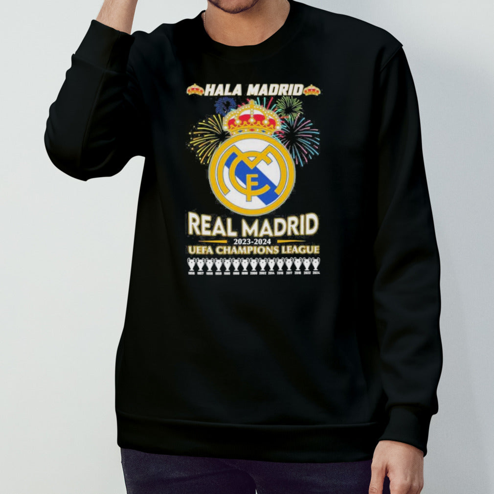 Real Madrid Hala Madrid 2023-2024 UEFA Champions League T-Shirt