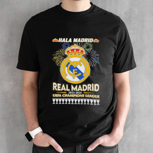 Real Madrid Hala Madrid 2023-2024 UEFA Champions League T-Shirt