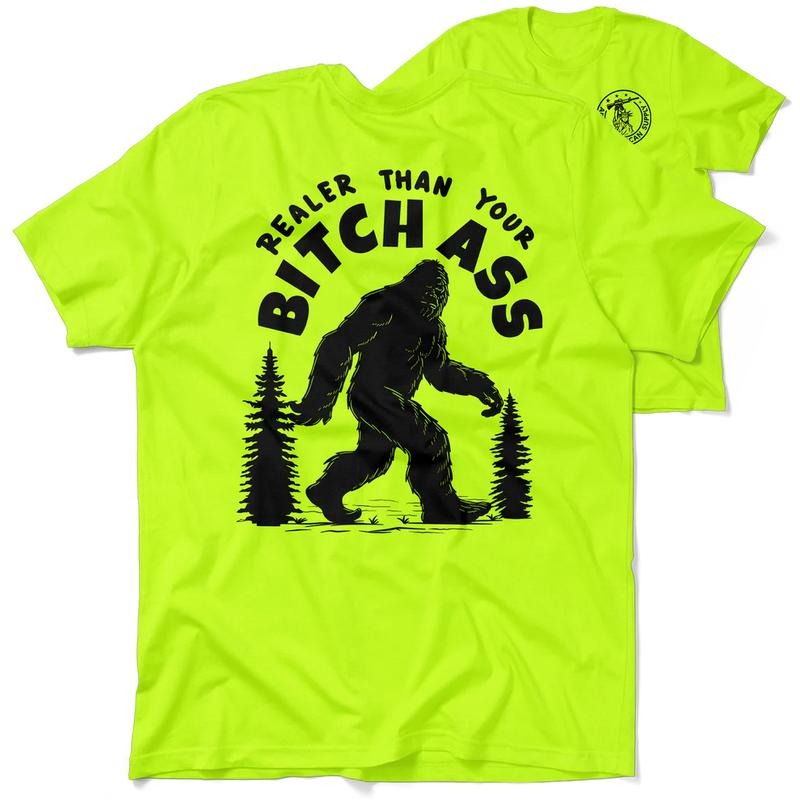 Realer Than You - Hi Visibility Safety Yellow Work T-Shirt Jersey Menswear For Blue Collar Workers | Funny, Sarcastic |...