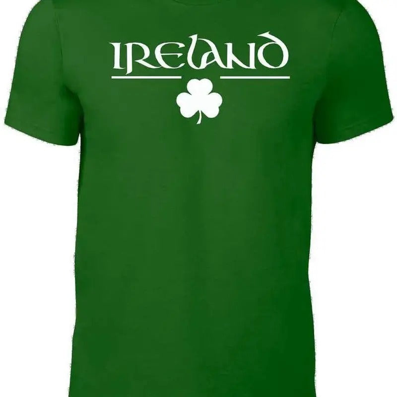 Reality Glitch's Men's Ireland Clover T-shirt St Patricks Day Hoodie, Sweatshirt | HypeCrazeTee.com