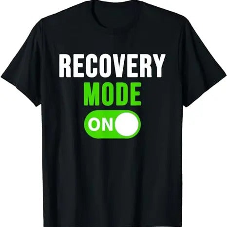 Recovery Mode On Get Well Gift Funny Injury T-Shirt Menswear Top Menswear Top Hoodie, Sweatshirt | HypeCrazeTee.com