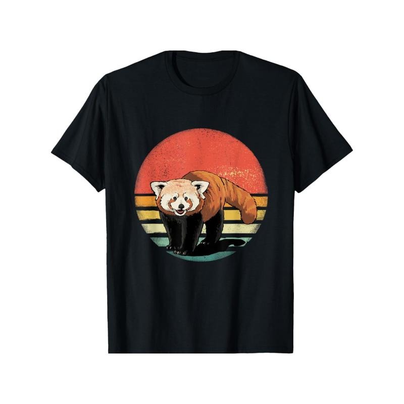Red Panda Shirt Retro Red Panda Zoo Animal Red Panda Lover T-Shirt Made in USA Hoodie, Sweatshirt | HypeCrazeTee.com