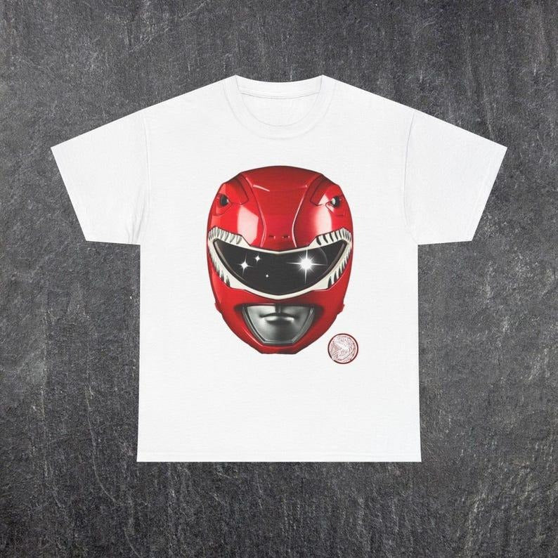 Red Power Ranger MMPR Tee Decoration Unisex Menswear Cotton T-Shirt Hoodie, Sweatshirt | HypeCrazeTee.com