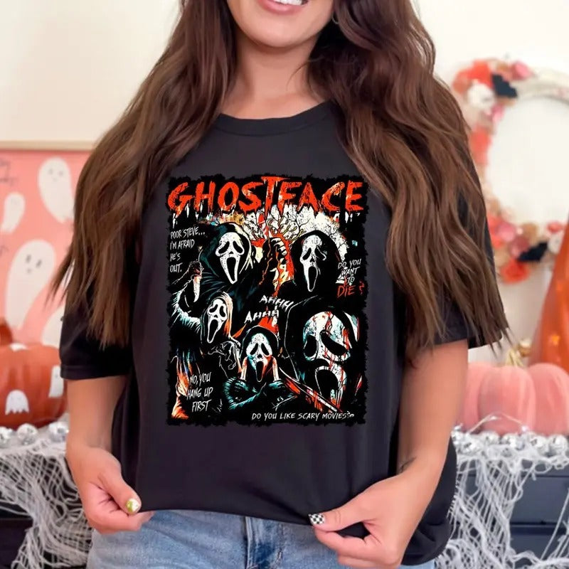 Red ghost shirt or sweater Hoodie, Sweatshirt | HypeCrazeTee.com