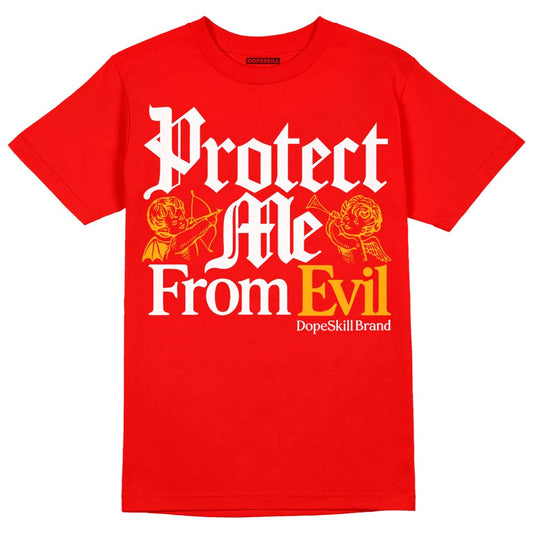 Red Collection DopeSkill Red T-shirt Protect Me From Evil Graphic