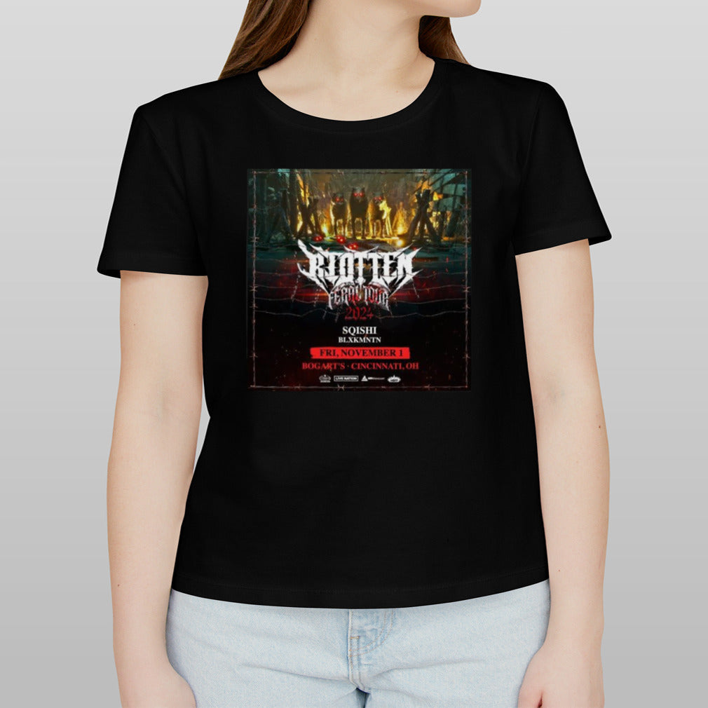 Redteen Feral Tour 2024 Sqlite Blxk Mntn Fri November 1 Bogartâ€™s Cincinnati Og Shirt