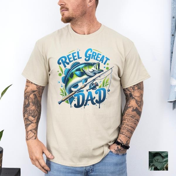 Reel Great Dad Men's Shirt for Fathers Day Unisex Fit Hoodie, Sweatshirt | HypeCrazeTee.com