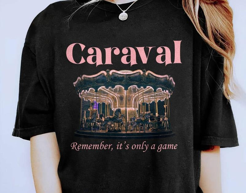 Remember It's Only a Game Caraval Shirt, Book Lover Gift, Bookish tshirt, Bookworm Gift, Upon a Broken Heart Shirt...