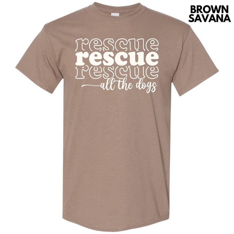 Rescue All Dogs Gildan Short Sleeve T-Shirt 'NLB' Hoodie, Sweatshirt | HypeCrazeTee.com