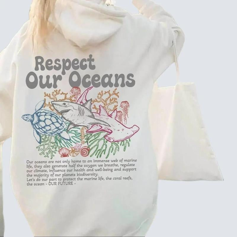 Respect the Locals Hoodie Ocean Awareness Sweatshirt for Surfers & Beach Life Enthusiasts T-Shirts | HypeCrazeTee.com