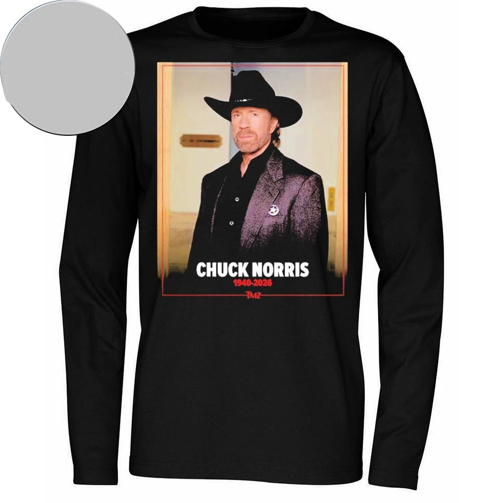 Rest In Peace Chuck Norris 1940-2026 Dead At 86 Black Unisex T-Shirt