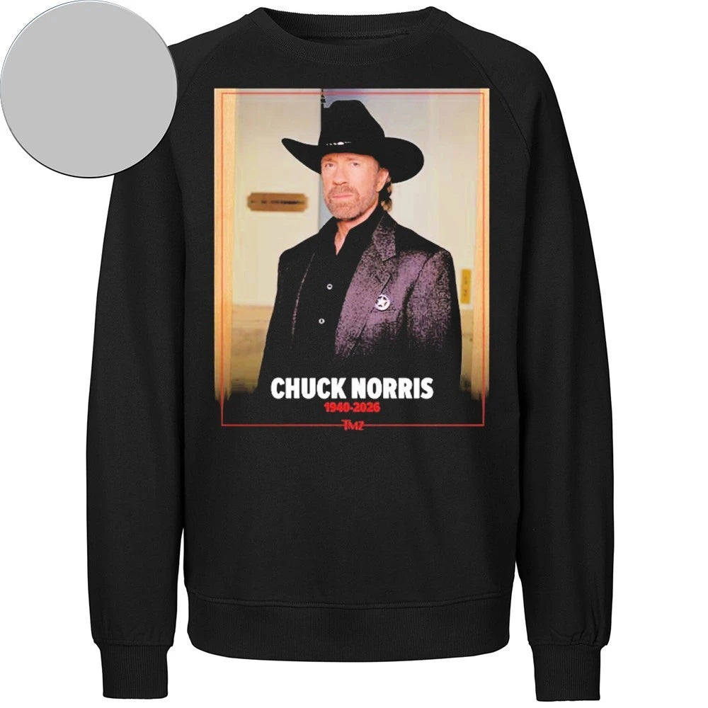 Rest In Peace Chuck Norris 1940-2026 Dead At 86 Black Unisex T-Shirt