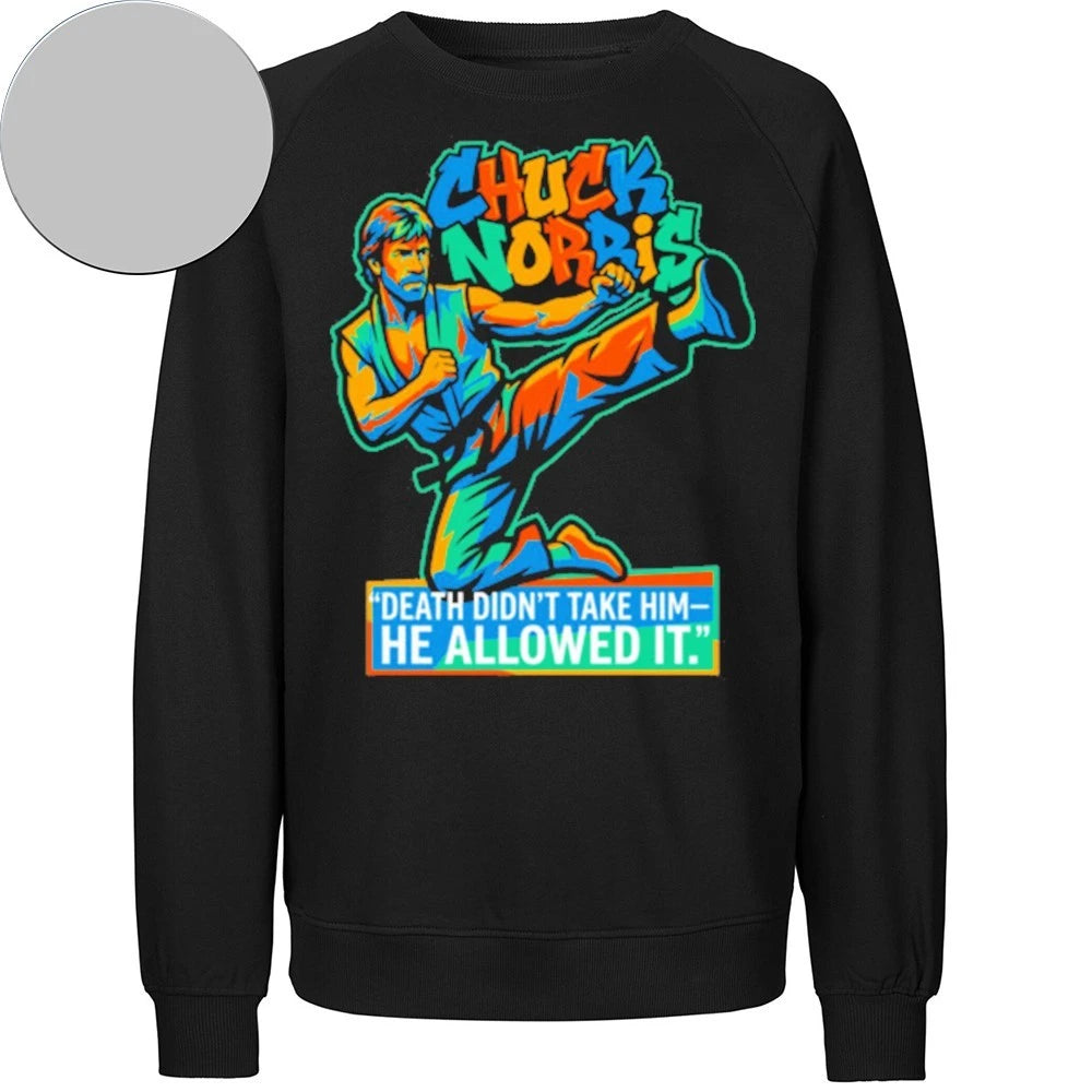 Rest In Peace Chuck Norris Death didn’t take him, he allowed it T-Shirt