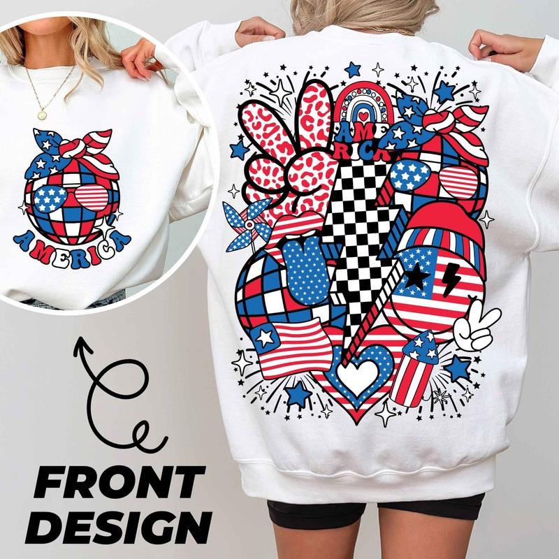Retro 4th Of July Shirt 4th Of July Fourth Of July America, America Shirt Independence Day  T-shirt, sweater and Hoodie...