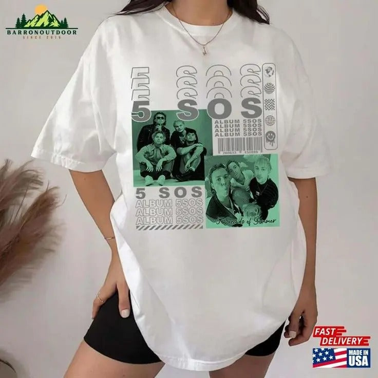 Retro 5 Seconds Of Summer T-Shirt The Show 2023 Tour 5Sos Rock Band Merch Hoodie, Sweatshirt | HypeCrazeTee.com