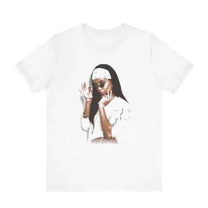 Retro Aaliyahhh Shirt, Fan T-shirt Classic Cotton Tshirt Hoodie, Sweatshirt | HypeCrazeTee.com
