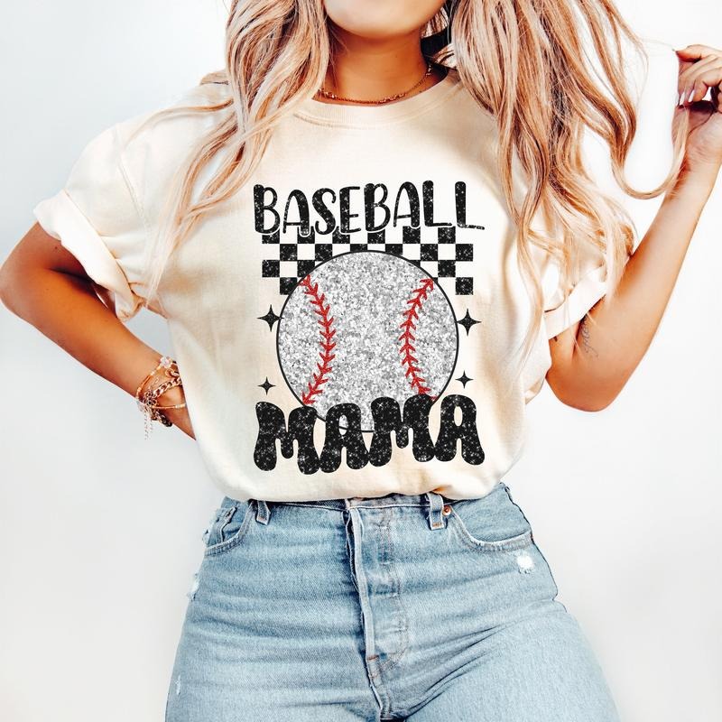 Retro Baseball Mama T-Shirt, Baseball T-Shirt, Sports T-Shirt Hoodie, Sweatshirt | HypeCrazeTee.com