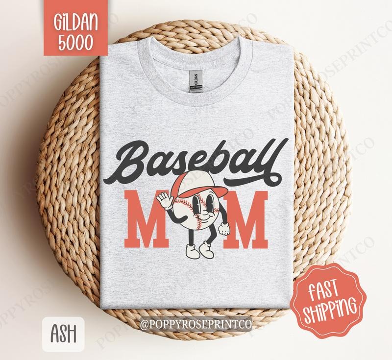 Retro Baseball Mom Shirt Gildan, Baseball Mom Women's Tee, Cute Baseball Mom Women's Tshirt Plus Sizes Hoodie, Sweatshirt