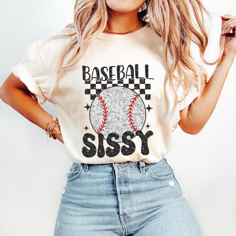 Retro Baseball Sister T-Shirt, Baseball T-Shirt, Sports T-Shirt, Baseball Sissy T-Shirt Hoodie, Sweatshirt | HypeCrazeTee.com
