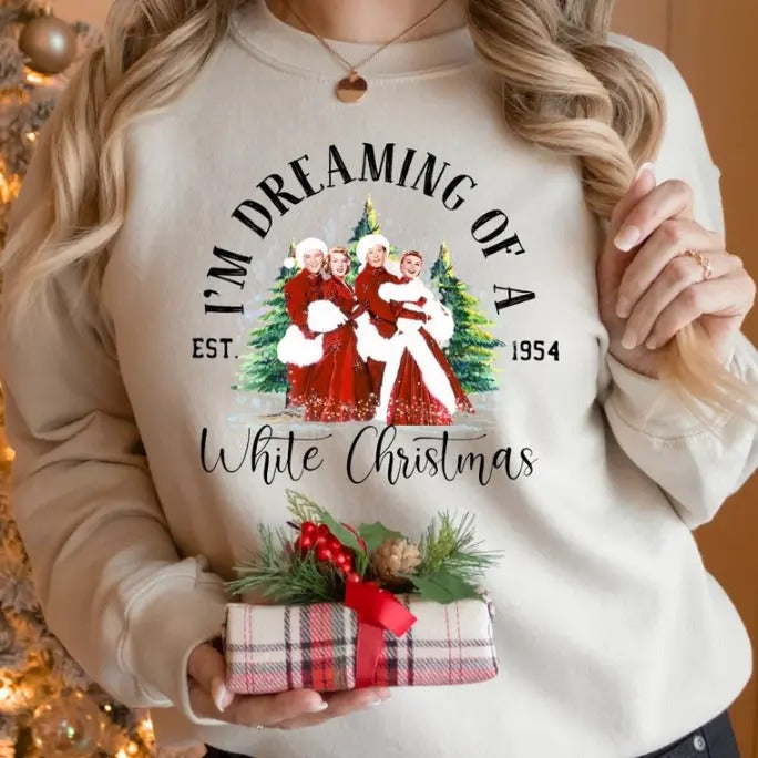 Retro I'M Dreaming White White Movie 1954 Movie Song T-Shirts, Hoodie, Sweatshirt