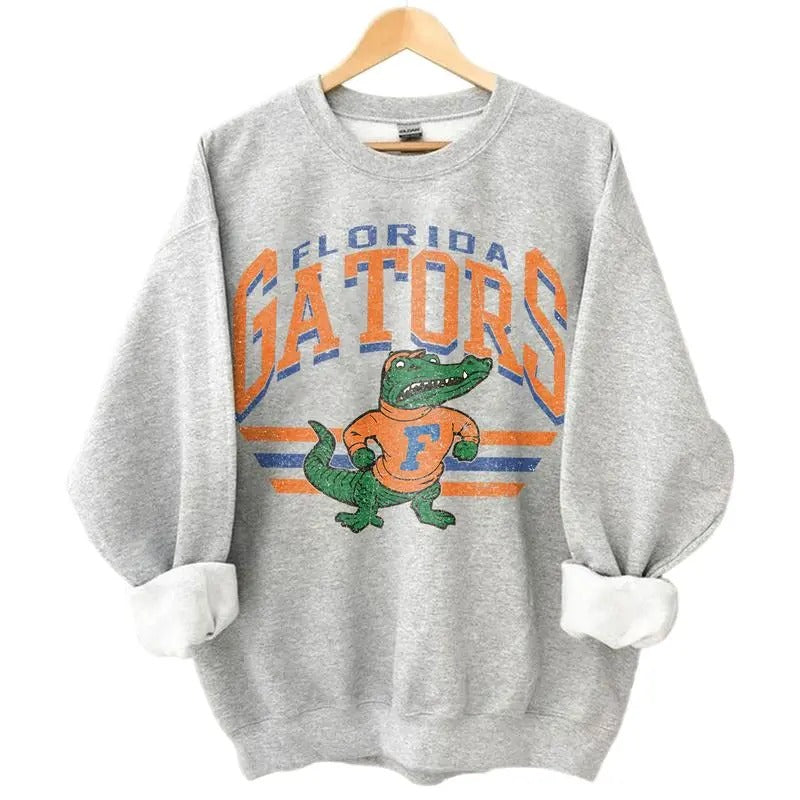 Retro College Football Mascot Crewneck Sweatshirt Classic Menswear Tops Cotton Sweaters T-Shirts, Hoodie | HypeCrazeTee.com