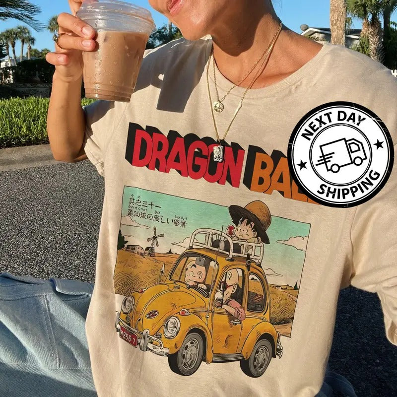 Retro Drag0nBall Tshirt, Anime Tshirtstyle{n002}2 Hoodie, Sweatshirt | HypeCrazeTee.com