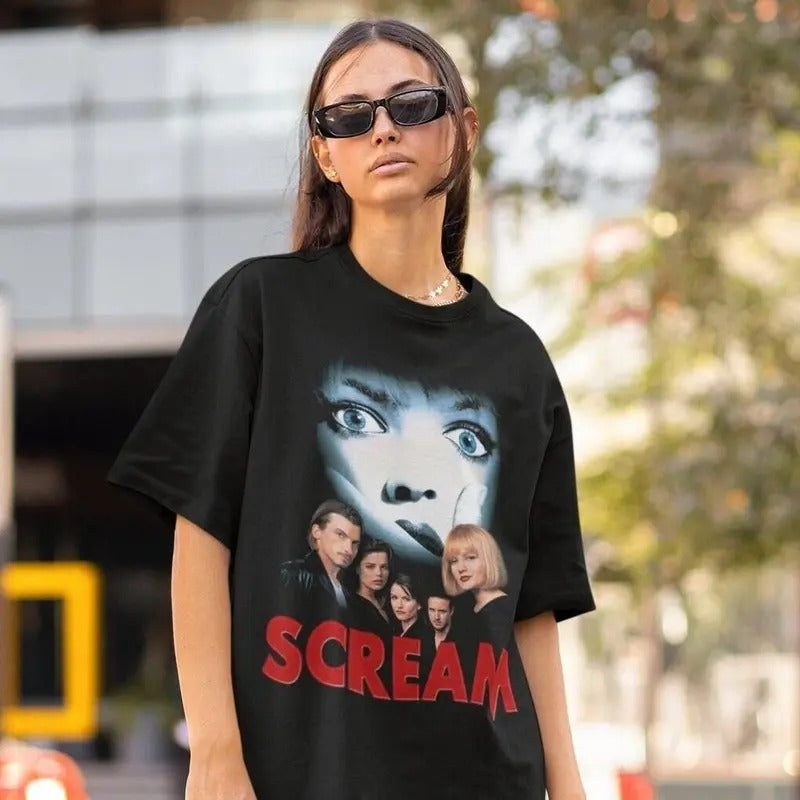 Retro Drew Barrymore Scream Shirt -retro scream movie shirt,scream movie sweatshirt,scream crewneck,90s movie tshirts,stu...