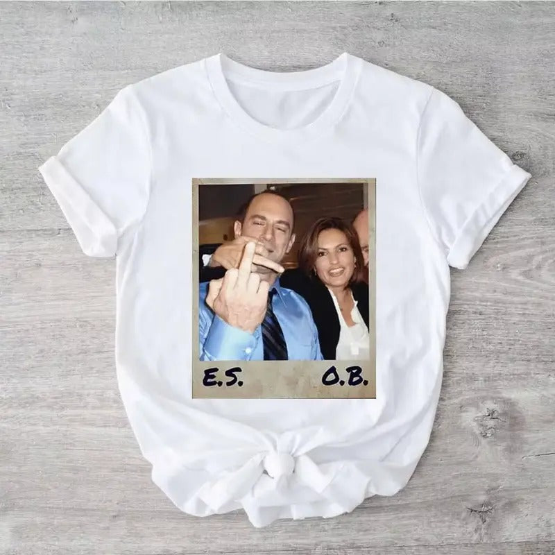 Retro Elliot Stabler And Olivia Benson T-Shirt, Law And Order Shirt Hoodie, Sweatshirt | HypeCrazeTee.com