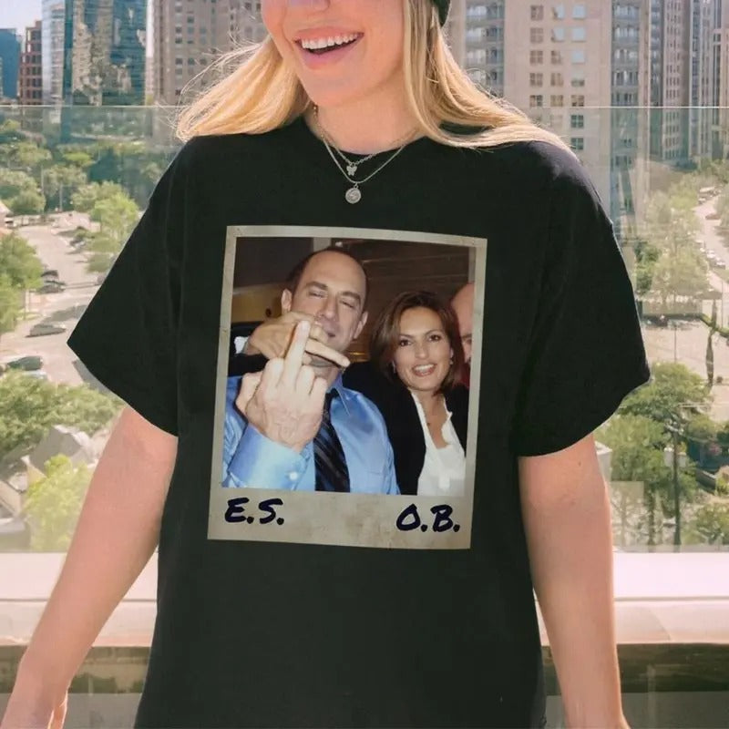 Retro Elliot Stabler And Olivia Benson, Law And Order SVU Movie Shirt - Top, Menswear Hoodie, Sweatshirt | HypeCrazeTee.com