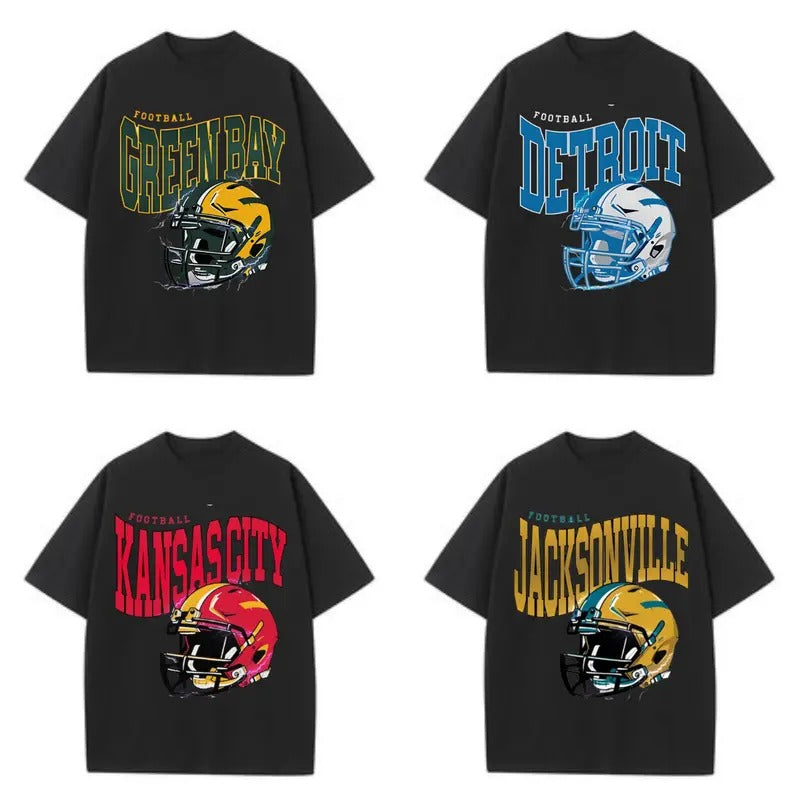 Retro Football All Team T-Shirts - Vintage Sportswear Collection Hoodie, Sweatshirt | HypeCrazeTee.com