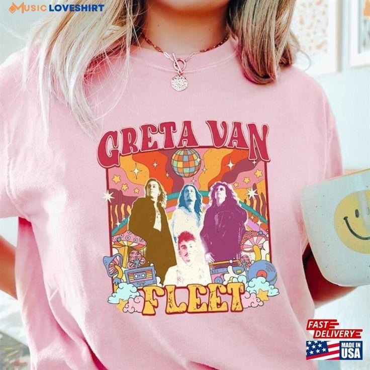 Retro Greta Van Fleet Shirt Starcatcher World Tour T-Shirts, Hoodie, Sweatshirt