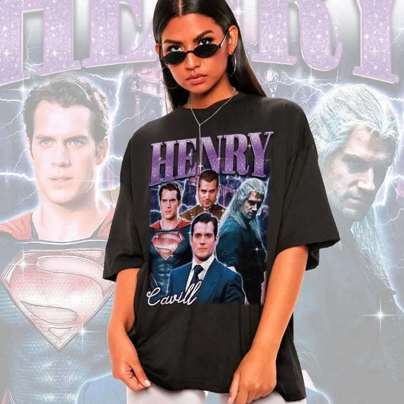 Retro Henry Cavill Shirt -Henry Cavill Tshirt,Henry Cavill T-shirt,Henry Cavill T shirt Hoodie, Sweatshirt | HypeCrazeTee.com