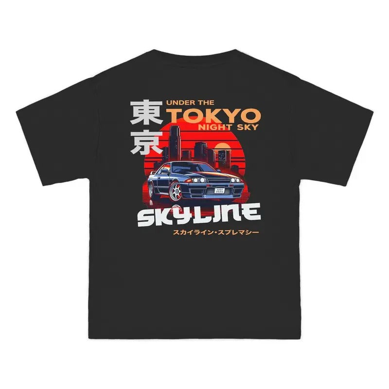 Retro JDM shirt, Skyline Japanese 90s Car, Automotive Car Lover Beefy-T Short-Sleeve T-Shirt Hoodie, Sweatshirt