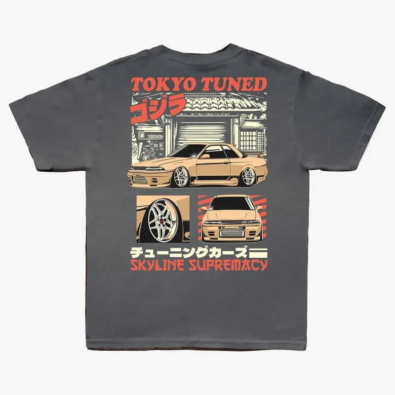 Retro JDM t-shirt, Skyline R32 Shirt, R32 T-shirt, Car t-shirt Hoodie, Sweatshirt | HypeCrazeTee.com