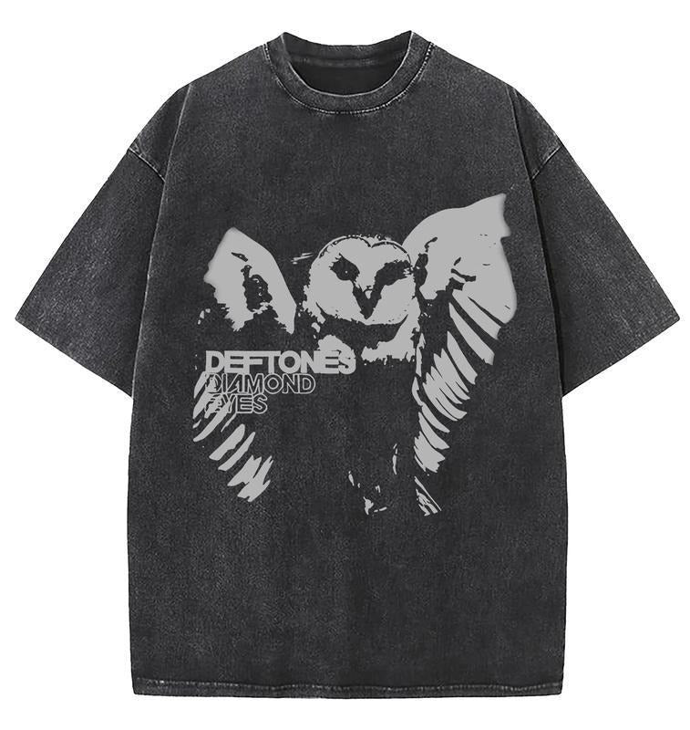 Retro Limited Edition Deftones T-shirt - Around The Fur Shirt - Adrenaline Shirt - White Pony