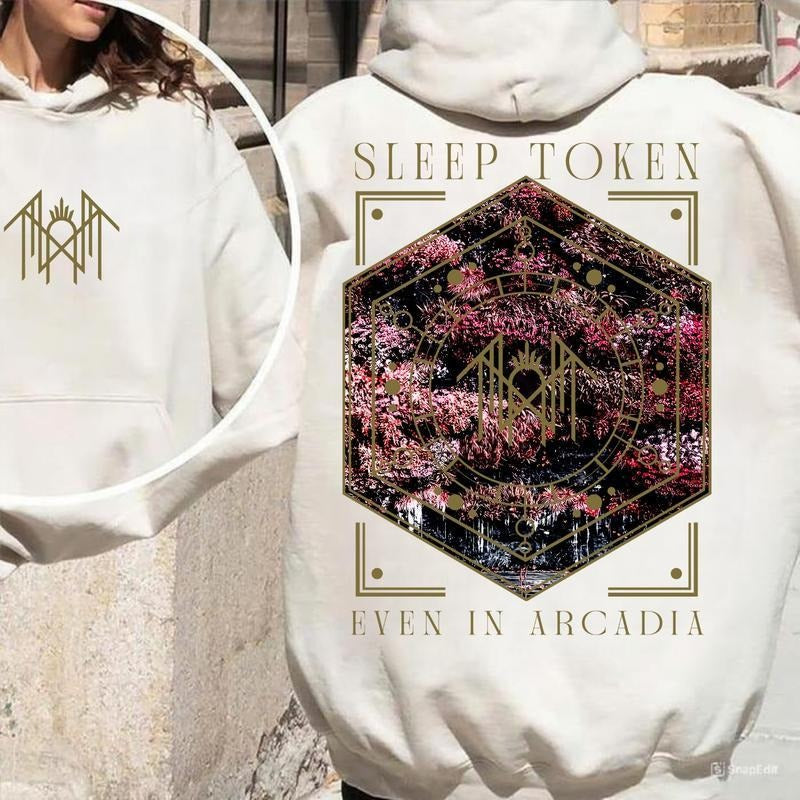 Retro Limited Sleep Token Even In Arcadia Music TShirt Hoodie Father's Day Gift, Trendy Sleep Token Music, Gift for Dad...
