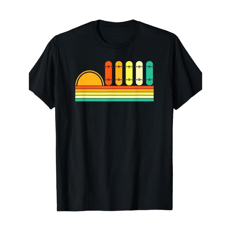Retro Love Skateboard T-shirt 100% cotton T-shirt Made in USA Hoodie, Sweatshirt | HypeCrazeTee.com