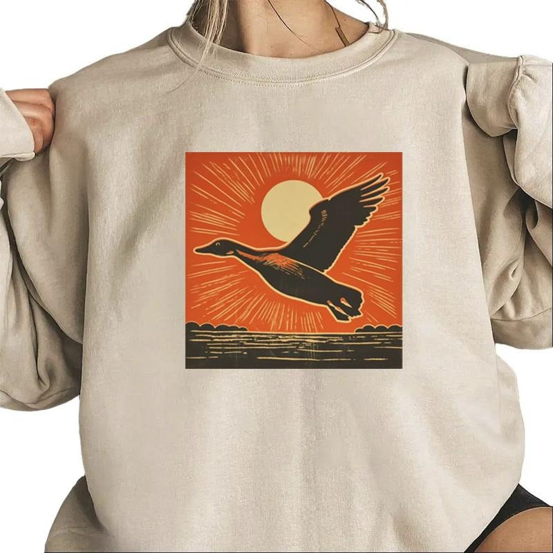 Retro Mallard Duck Hunting Cute Hunters #A2501 Cotton Womenswear T-Shirts, Hoodie, Sweatshirt
