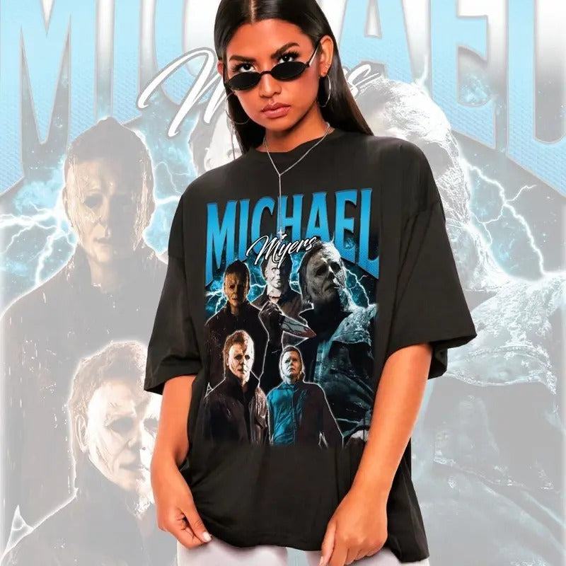 Retro Michael Myers Shirt -Michael Myers Homage T shirt,Michael Myers Sweatshirt,Michael Myers Crewneck,Michael Myers...