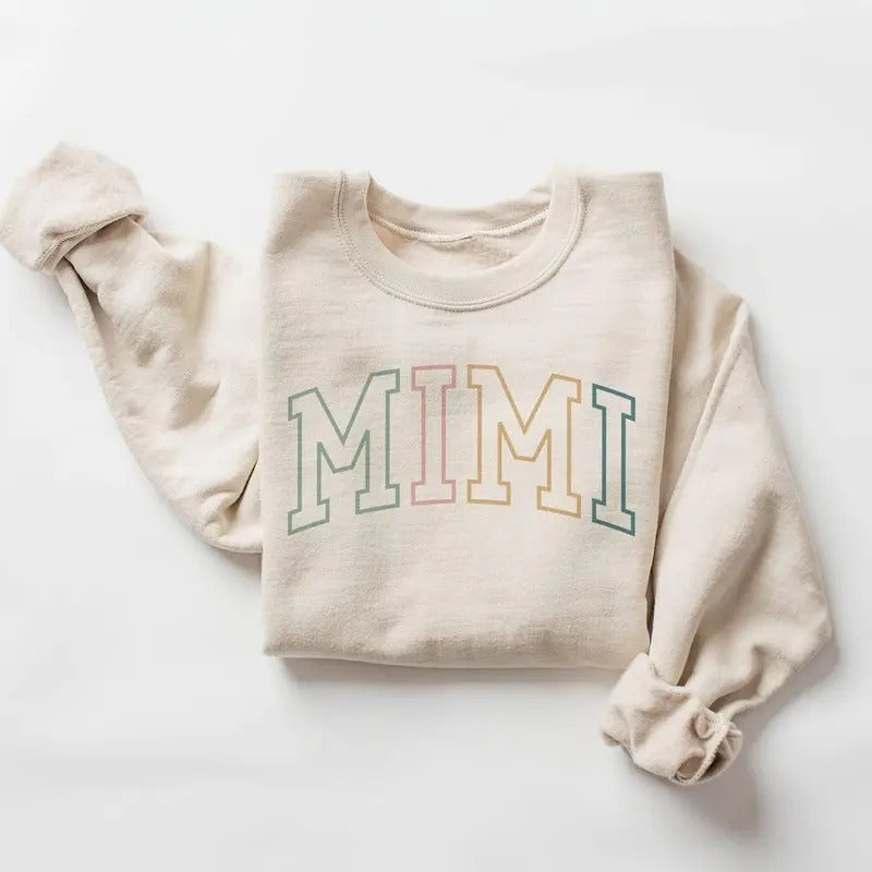Retro Mimi Grandma New Mimi Shirt Long Sleeve T-Shirts, Hoodie, Sweatshirt