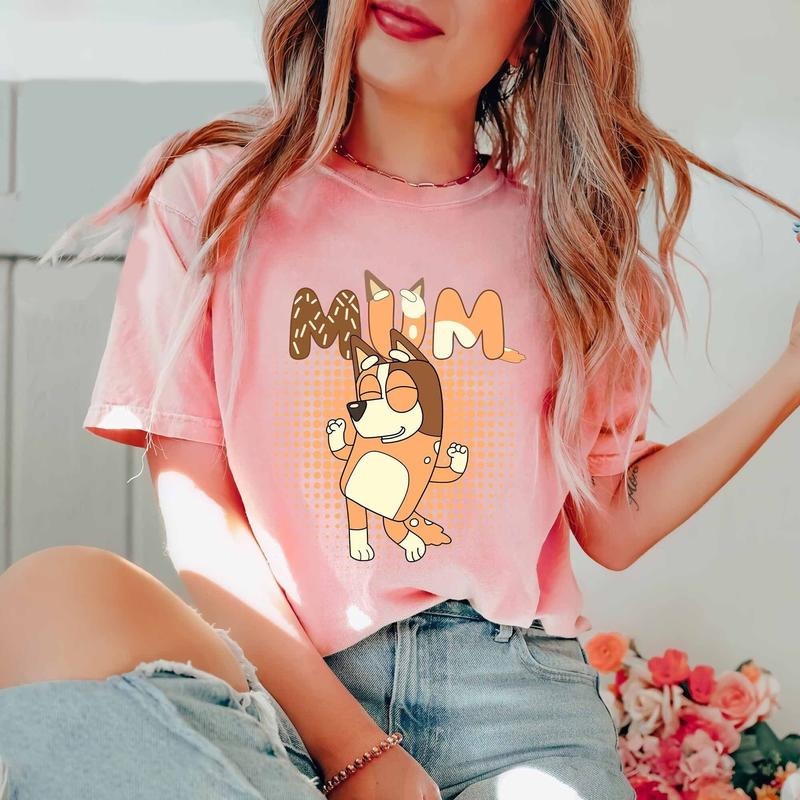 Retro Mom Bluey Shirt, Mom Bluey Shirt, Mom Daily Affirmation Shirt, Retro Chilli Heeler Shirt, Mama Shirt, Chilli Heeler...
