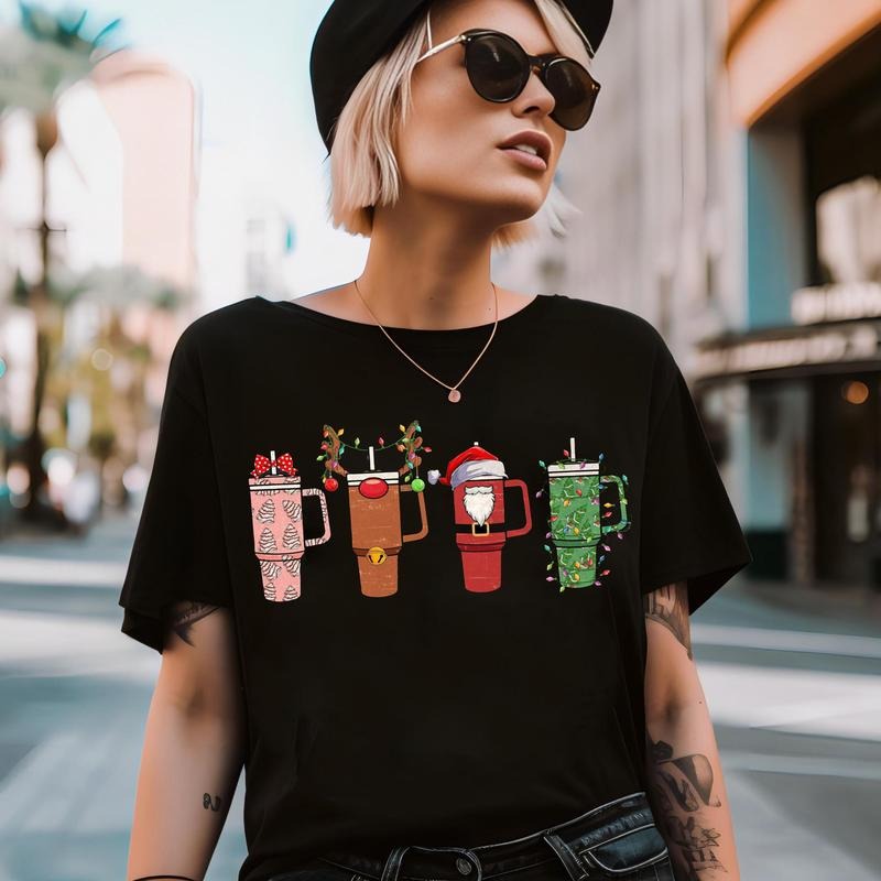 Retro Obsessive Cup Disorder Shirt Funny Tumbler Xmas Tumbler Shirt Xmas Cup Funny Xmas Cup T-Shirts, Hoodie, Sweatshirt
