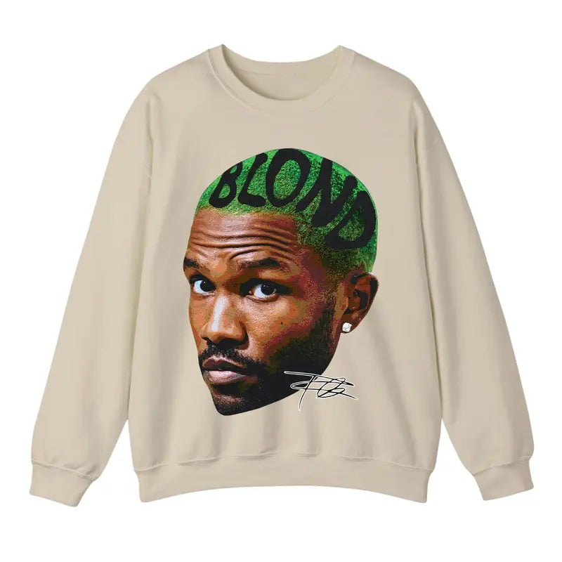 Retro Oceans Rapper T-shirt, Rap Sweatshirt Blonds Album Hoodie for Men Women, Frank Ocean Blond Unisex | HypeCrazeTee.com