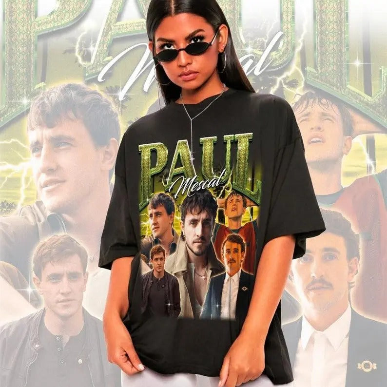 Retro Paul Mescal Shirt -Paul Mescal Tshirt,Paul Mescal T-shirt,Paul Mescal T shirt,Mescal Tee Hoodie, Sweatshirt