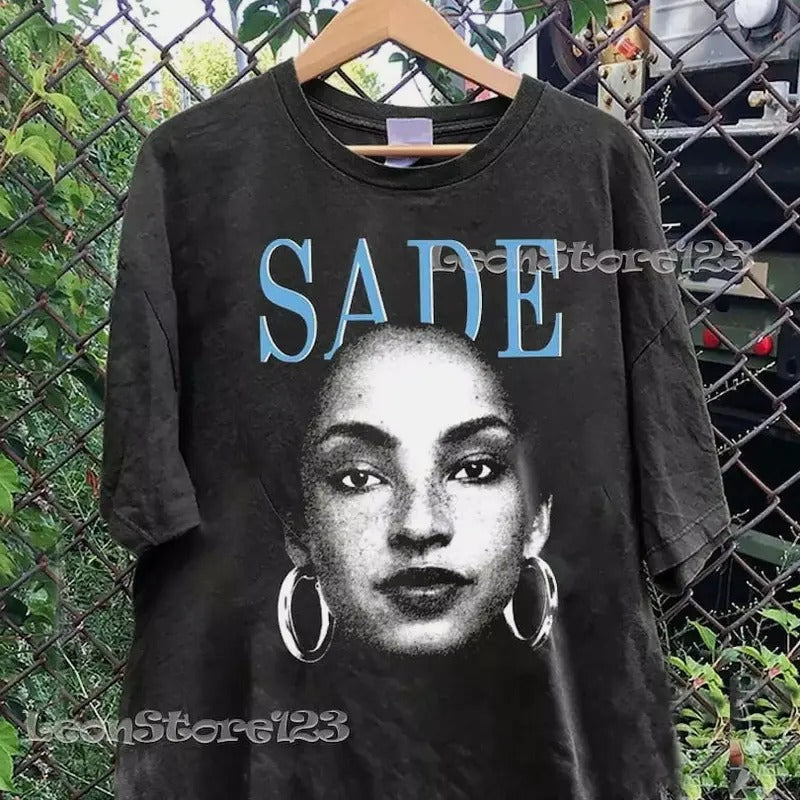 Retro Sade Shirt, Sade Fan Gift Unisex T-shirt, Sade World Tour, Sade Shirt Hoodie, Sweatshirt | HypeCrazeTee.com
