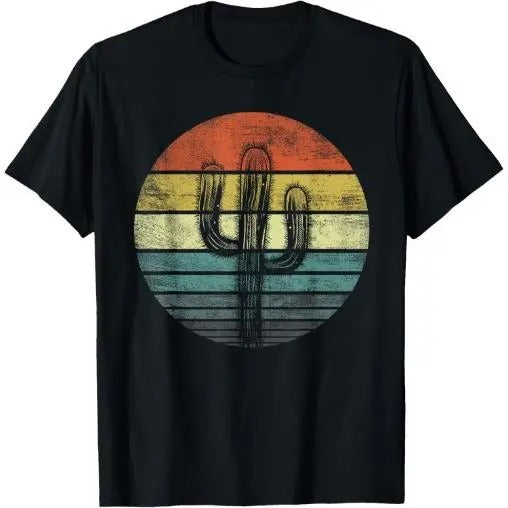 Retro Saguaro Cactus Funny Cactaceae Cacti Lover Gift T-Shirt Made in USA Hoodie, Sweatshirt | HypeCrazeTee.com